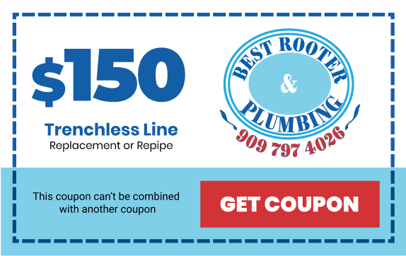 Trenchless Line Coupon | Best Rooter & Plumbing in Yucaipa, CA